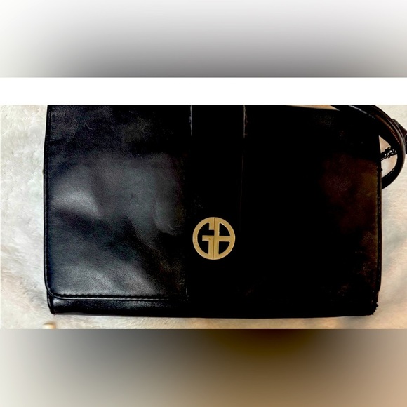 Gianni Bini Black Bag with Silver Detail - Picture 1 of 15